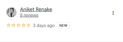 Google Review - Aniket Renake